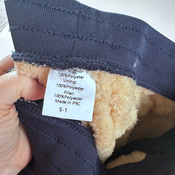 Fleece Jogging Bottoms Winter Warm Plush Track Pants Sweatpants New Small - Picture 7 of 8